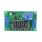 Módulo de relé de tiempo de 12 V, interruptor de encendido/apagado, placa de relé de temporización de ciclo, 12 V